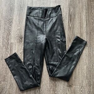 Stradivarius faux leather leggings/ pants. Size 2
